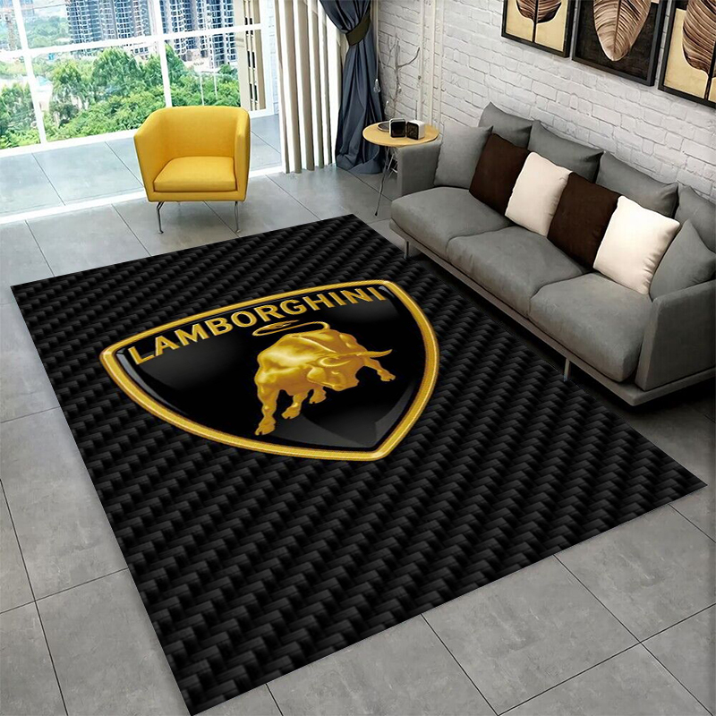 Kids Outdoor Flooring - Racing Car L-Lamborghini MOTO Non-Slip Area