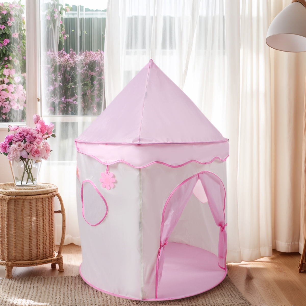 Kids Outdoor Cubby House - [Outdoor Recreation] Children's Fun Play Tent,
