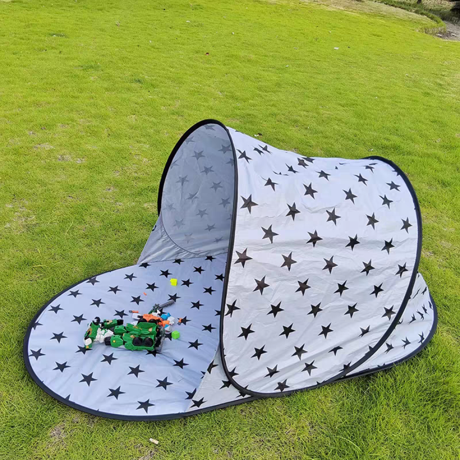 Kids Outdoor Daybed - Outdoor UV-proof Beach Tent Single Layer