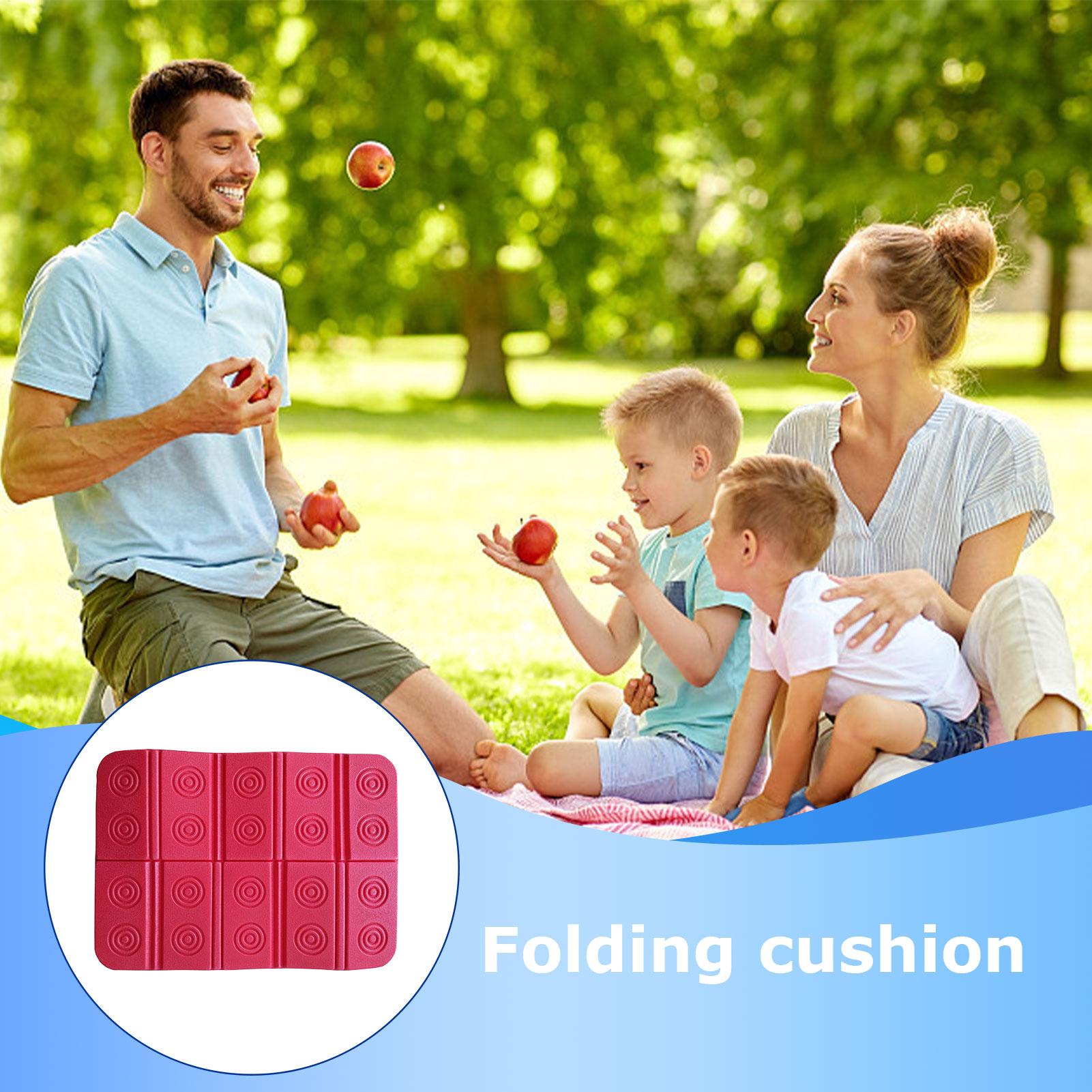 Kids Outdoor Flooring - Foldable Outdoor Camping Seat Cushion, Portable