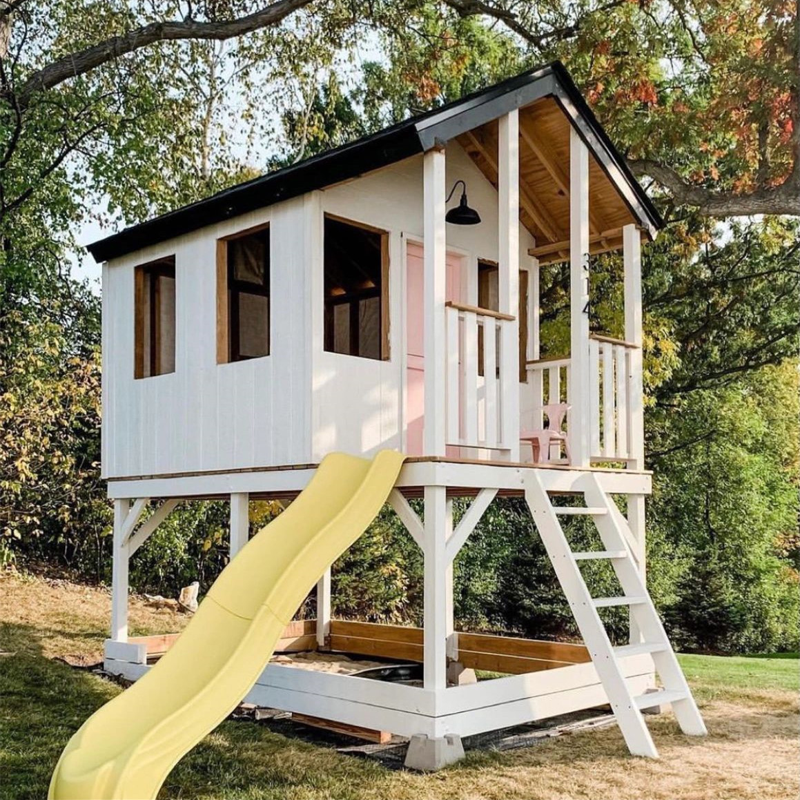 Children'S Outdoor - Kindergarten Playhouse Outdoor Assembly Slide Tree