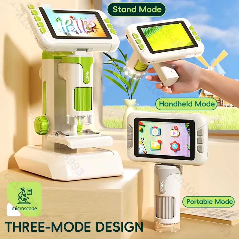 Kids.Outdoor Utensils - 3 in 1 Microscope 1600X Kids