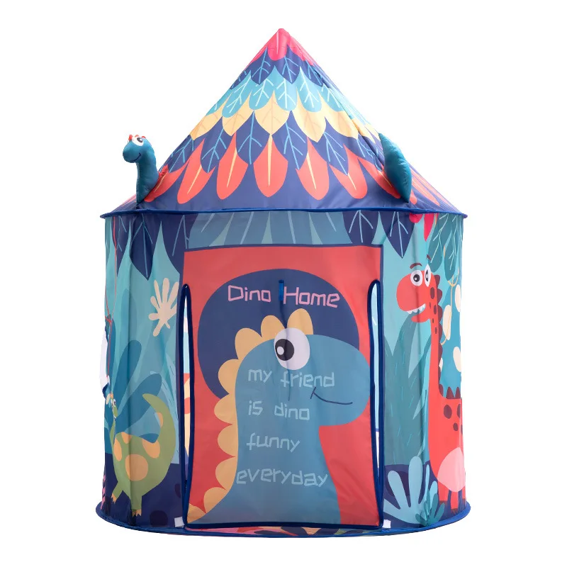 Kids Outdoor Cubby House - Dinosaur Kids Tent Pop Up Play