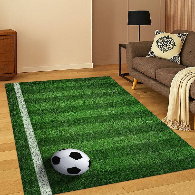 Kids Outdoor Flooring - Classic Football Field Soccer Sport Carpet