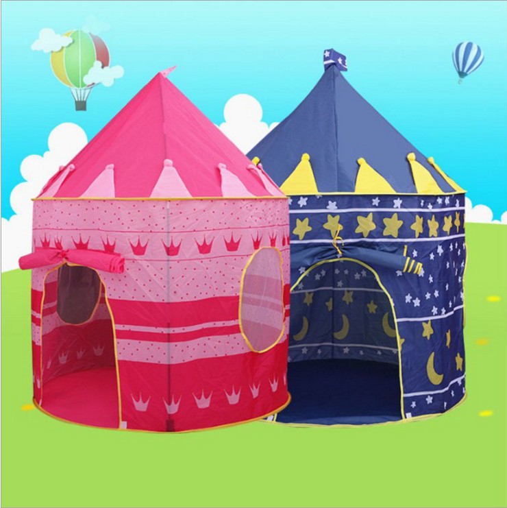 Kids Outdoor Cubby House - 135CM Portable Kids Tent Toys Folding
