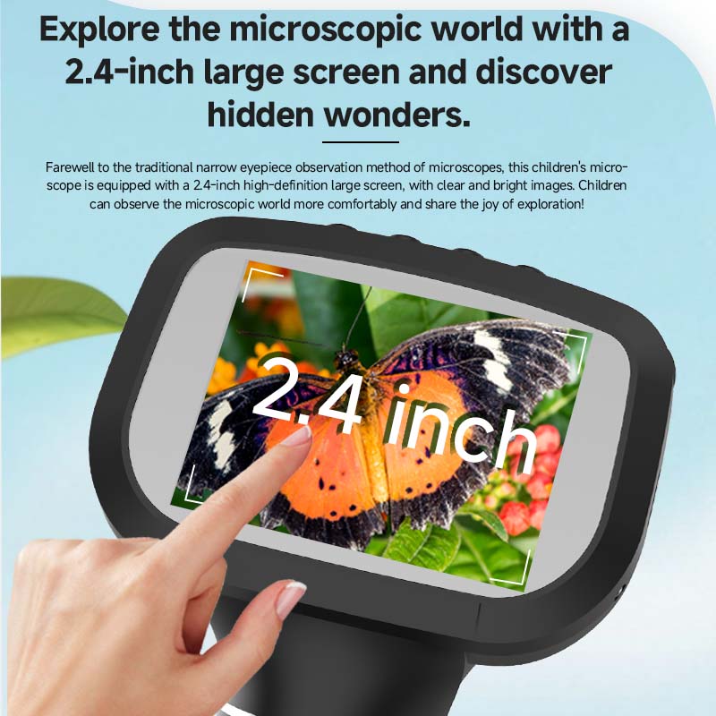 2.4 Inch Mini Microscope 1600X - đánh giá và giá Kids.Outdoor Utensils