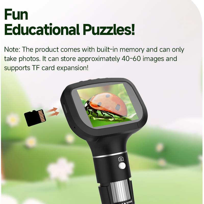 2.4 Inch Mini Microscope 1600X - đánh giá và giá Kids.Outdoor Utensils