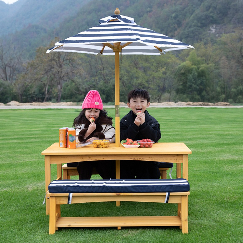 Manufactory Kids Outdoor Loung - đánh giá và giá Kids Outdoor Table With Umbrella