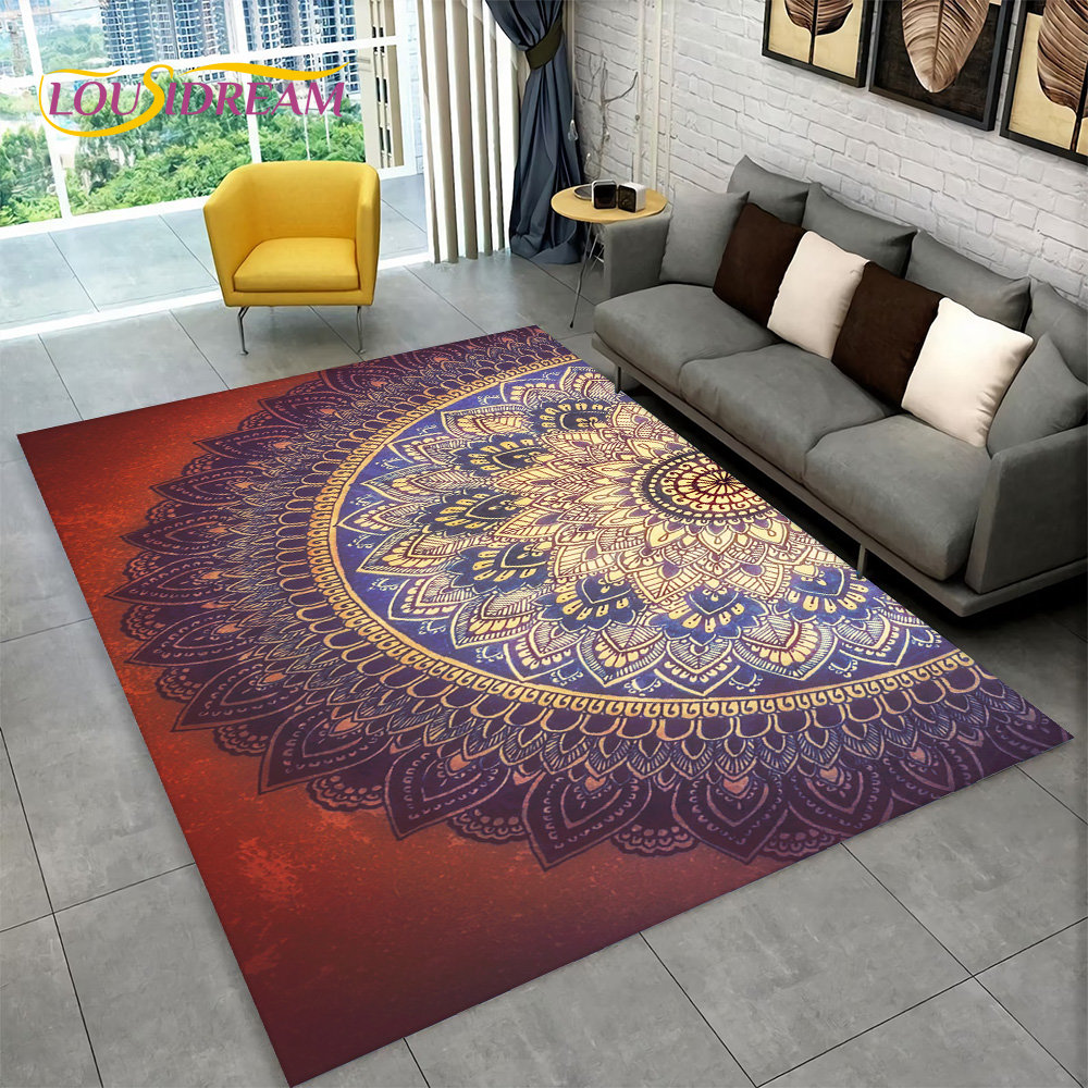 Bohemia Mandala Geometric Area - đánh giá và giá Kids Outdoor Flooring