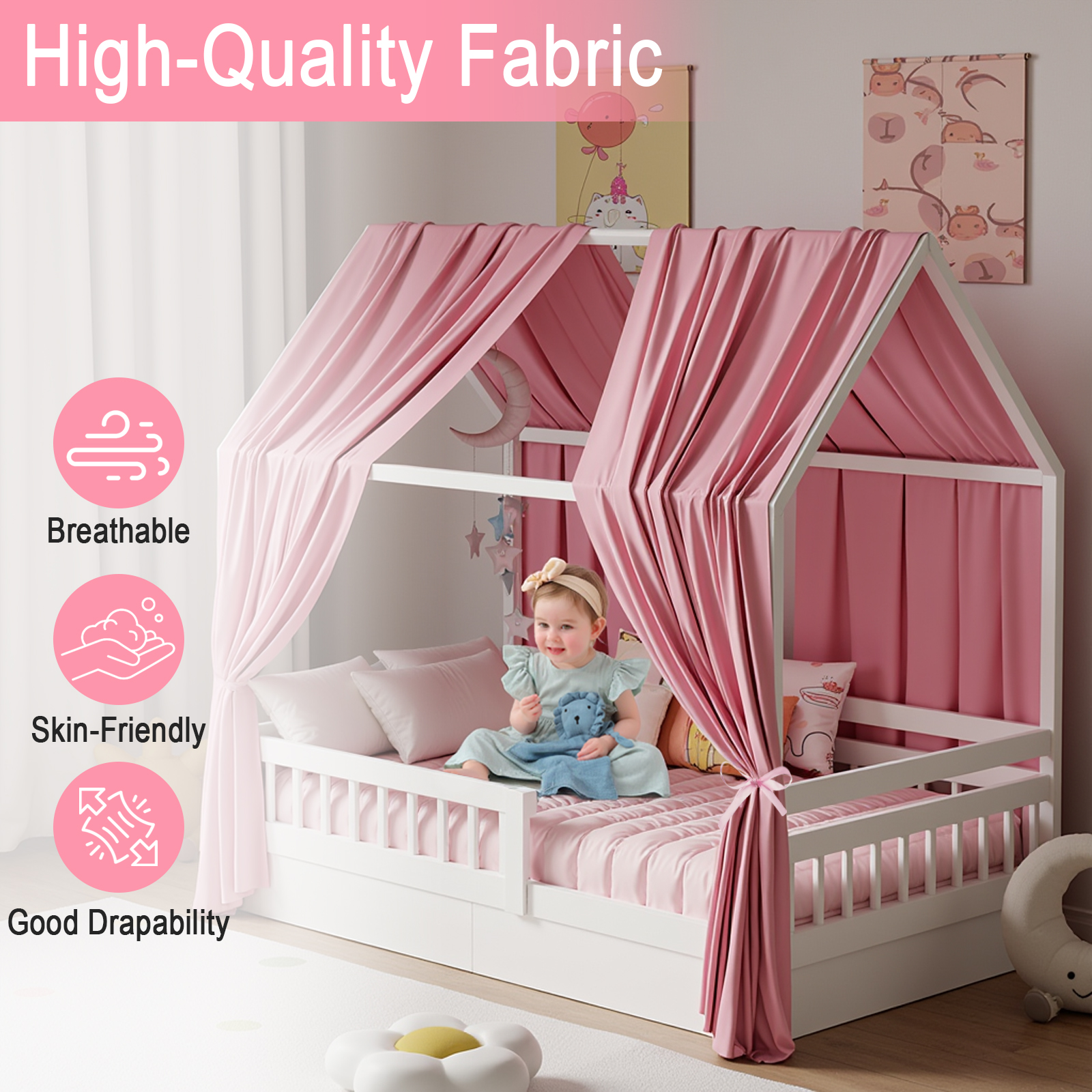 Bunk Bed Canopy 1/2-Piece Musl - đánh giá và giá Kids Outdoor Daybed