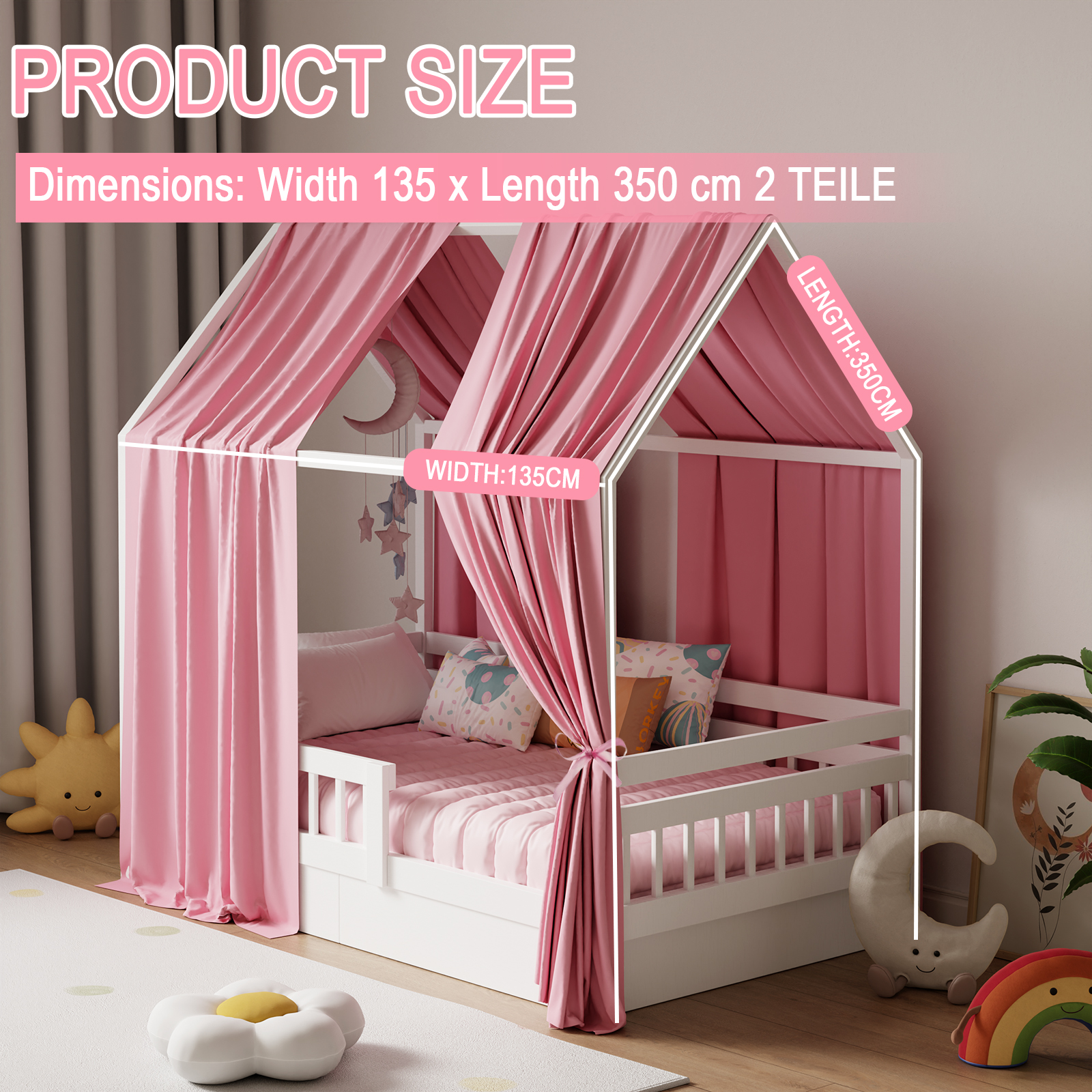 Bunk Bed Canopy 1/2-Piece Musl - đánh giá và giá Kids Outdoor Daybed