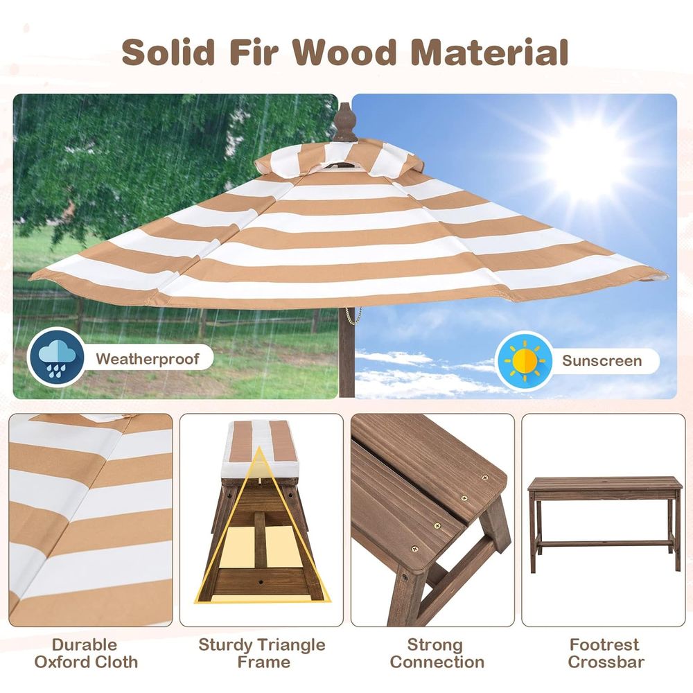 Kids Picnic Table, Outdoor Woo - đánh giá và giá Kids Outdoor Picnic Table