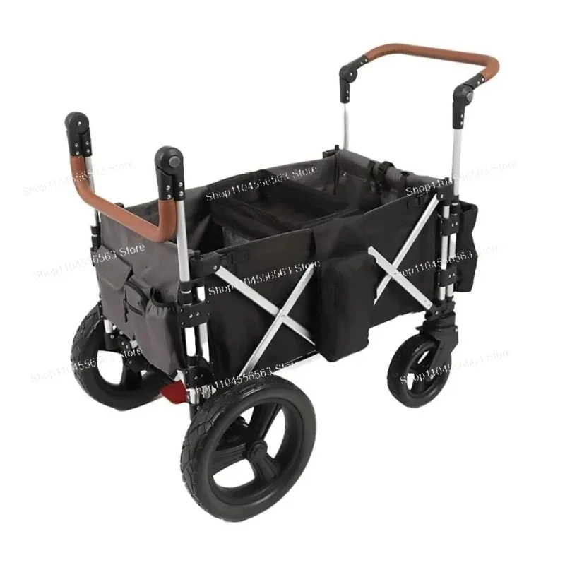 2-Seat Folding Wagon with Cano - đánh giá và giá Kids.Outdoor Utensils