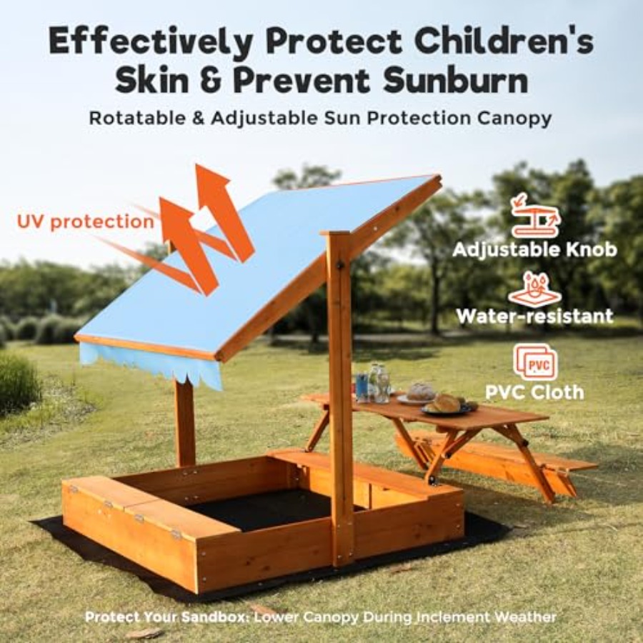 Backyard outdoor kids wooden s - đánh giá và giá Kids Outdoor Picnic Table