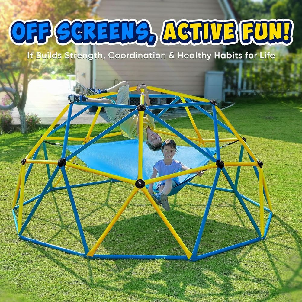 10T Climbing Dome with Hammock - đánh giá và giá Kids Outdoor Climbing Dome