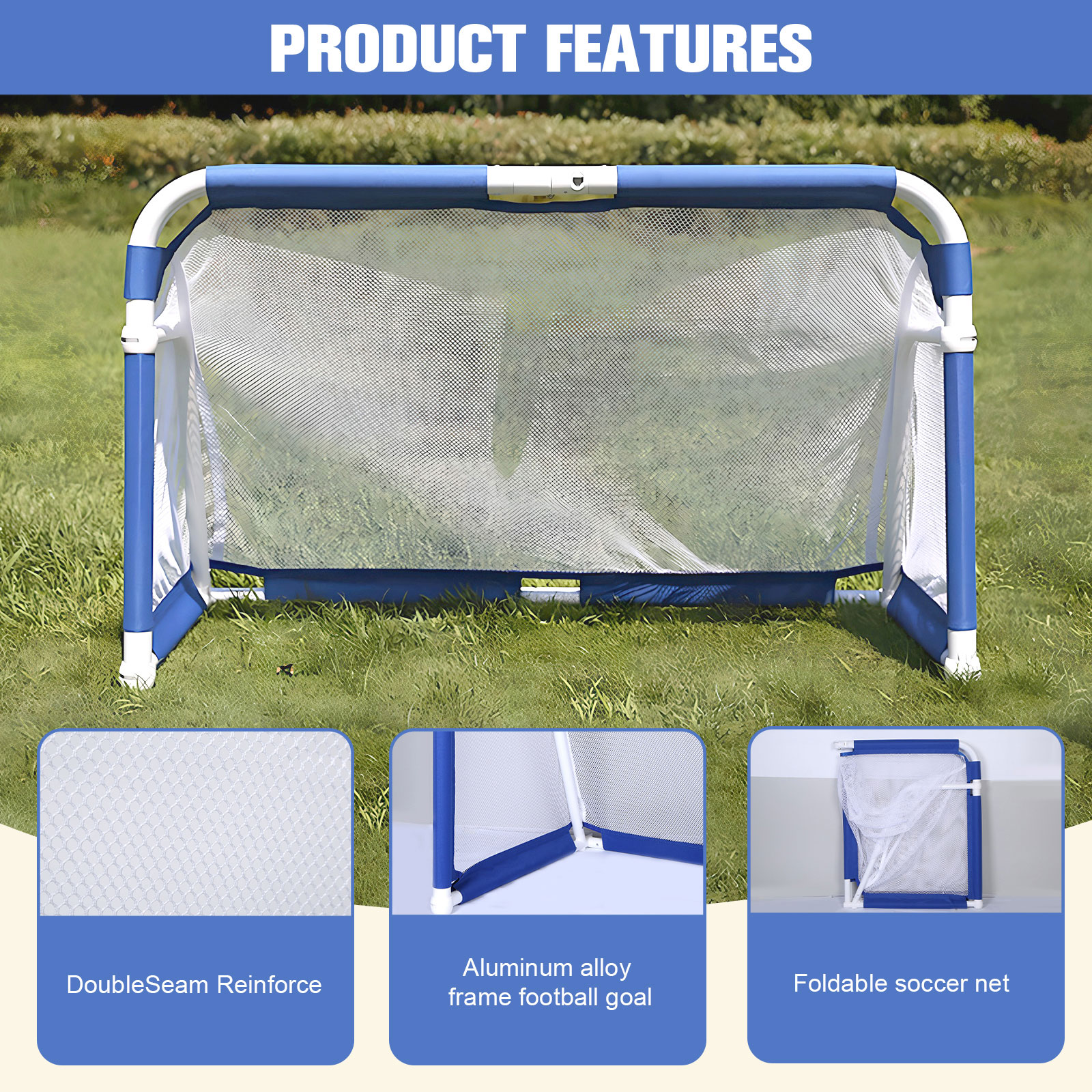 Aluminum Foldable Soccer Goal  - đánh giá và giá Outdoor Games For Kids
