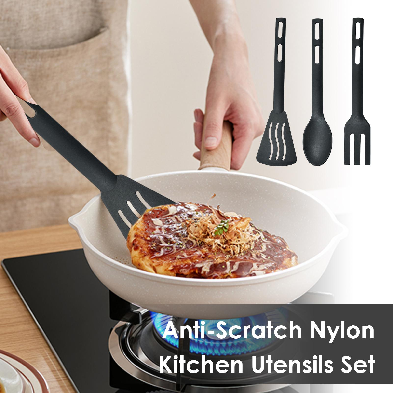3PCS Mini Nylon Kitchen Utensi - đánh giá và giá Kids.Outdoor Utensils