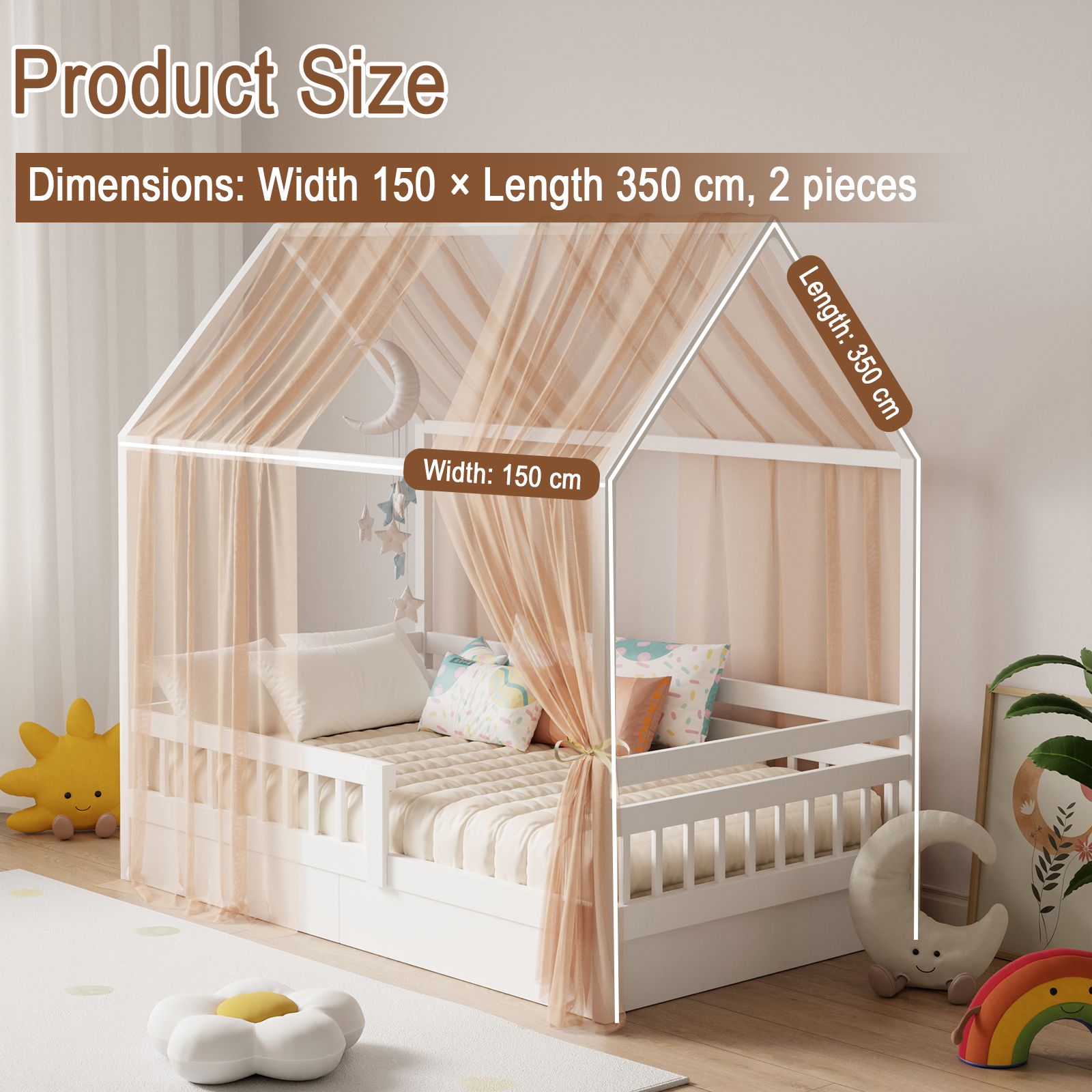 Bunk Bed Canopy 1/2-Piece Musl - đánh giá và giá Kids Outdoor Daybed