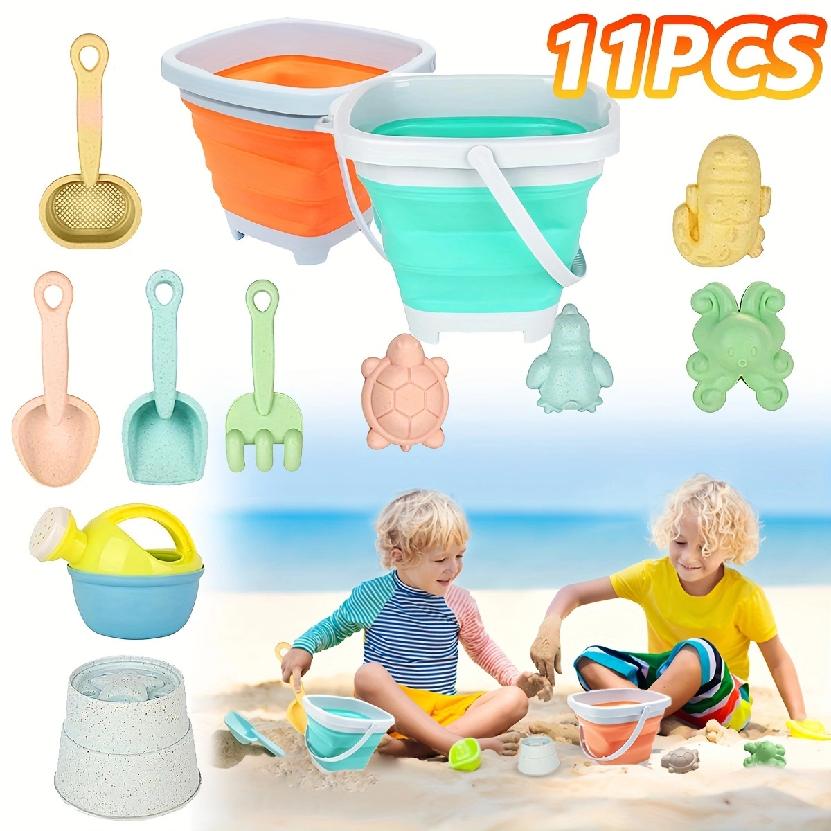 11Pcs Beach Toys Set Gift Pack - đánh giá và giá Kids Outdoor Picnic Table