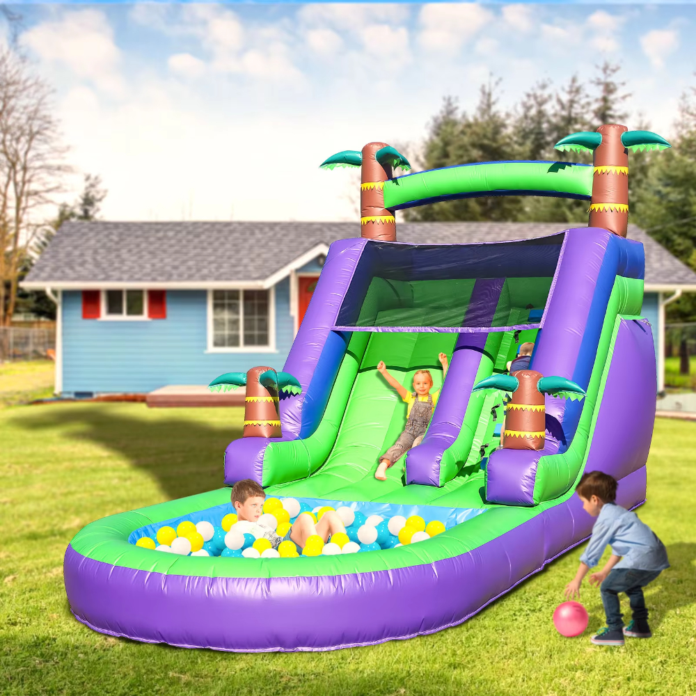 Palm Tree Theme Inflatable Wat - đánh giá và giá Kids Outdoor Zone