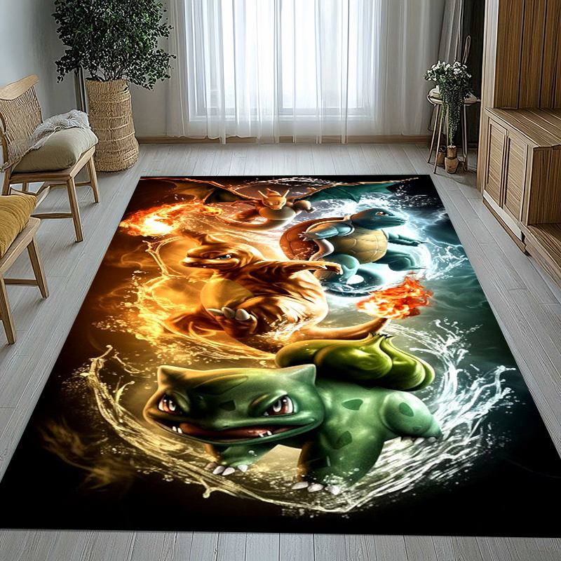 Kawaii Pokemon Pikachu Cartoon - đánh giá và giá Kids Outdoor Flooring