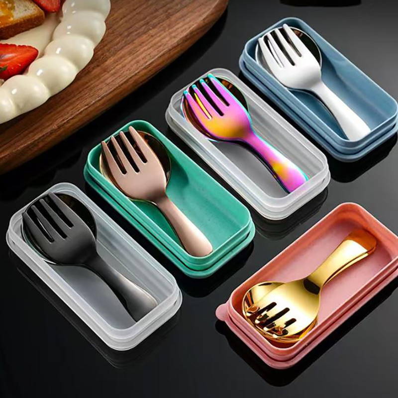 Stainless Steel Portable Utens - đánh giá và giá Kids.Outdoor Utensils