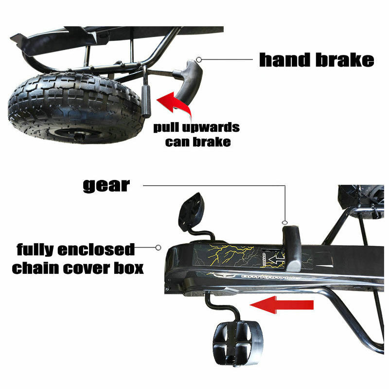 4 Inflatable Wheel Ride on Car - đánh giá và giá Go Kart Pedal Kids