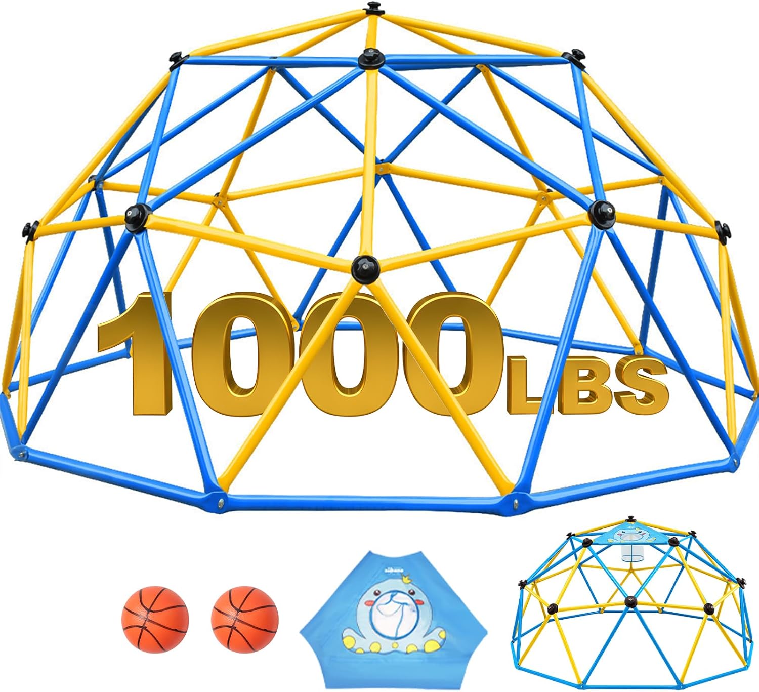 Zupapa 10FT Climbing Dome, Out - đánh giá và giá Kids Outdoor Climbing Dome