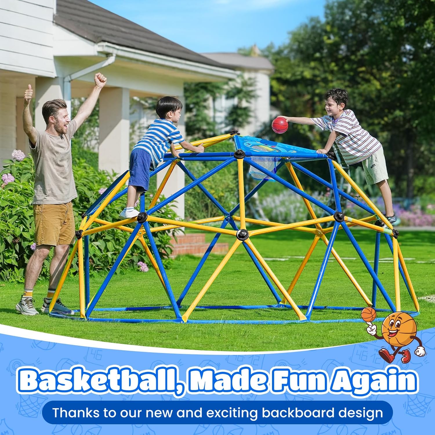 Zupapa 10FT Climbing Dome, Out - đánh giá và giá Kids Outdoor Climbing Dome