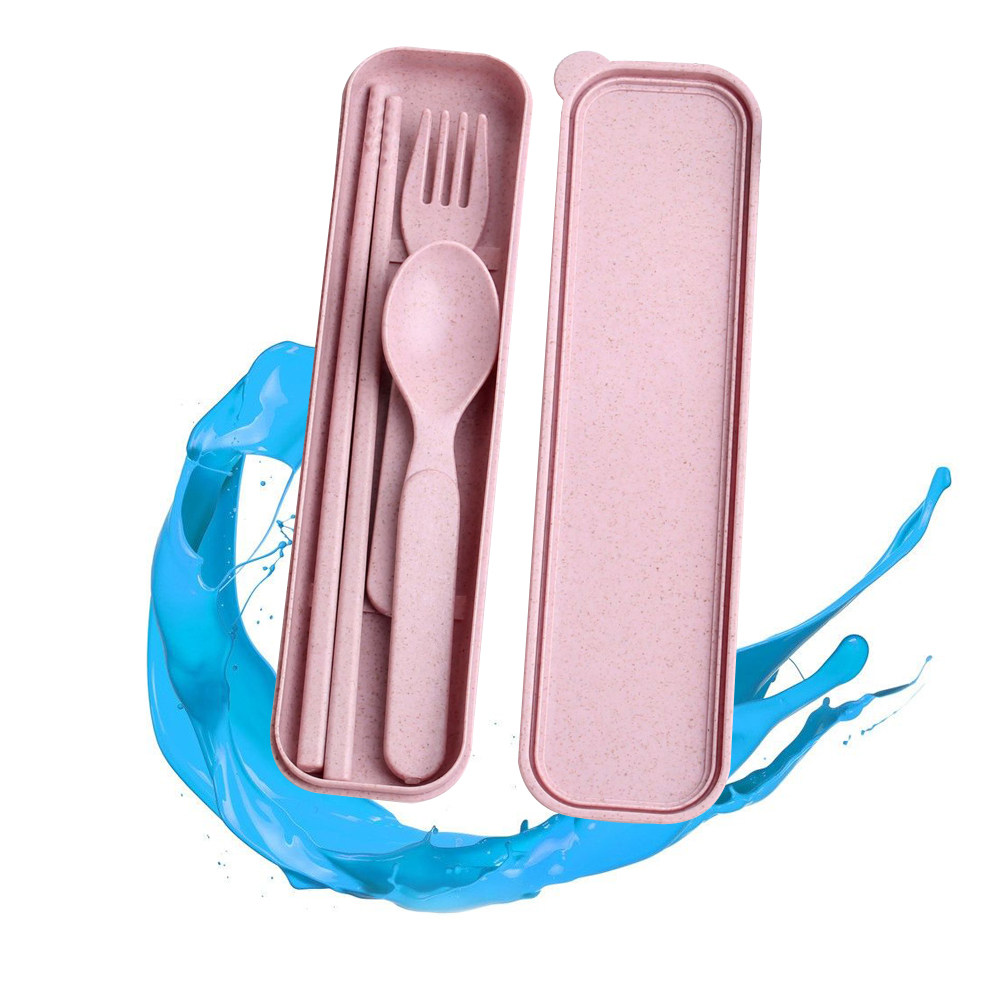 Wheat Straw PP 3-Piece Utensil - đánh giá và giá Kids.Outdoor Utensils