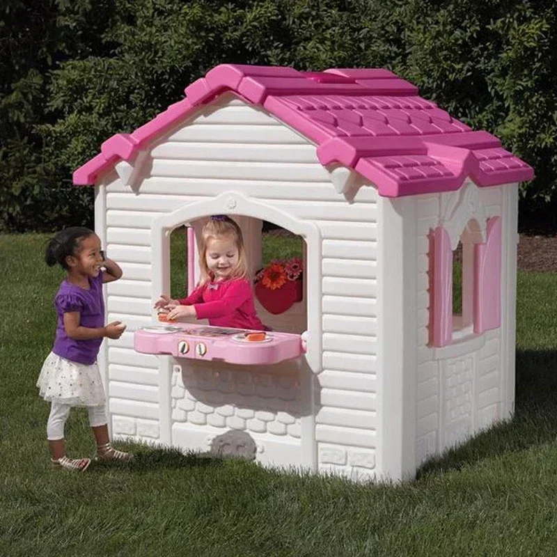toys cottage house used mushro - đánh giá và giá Kids Outdoor Cubby House