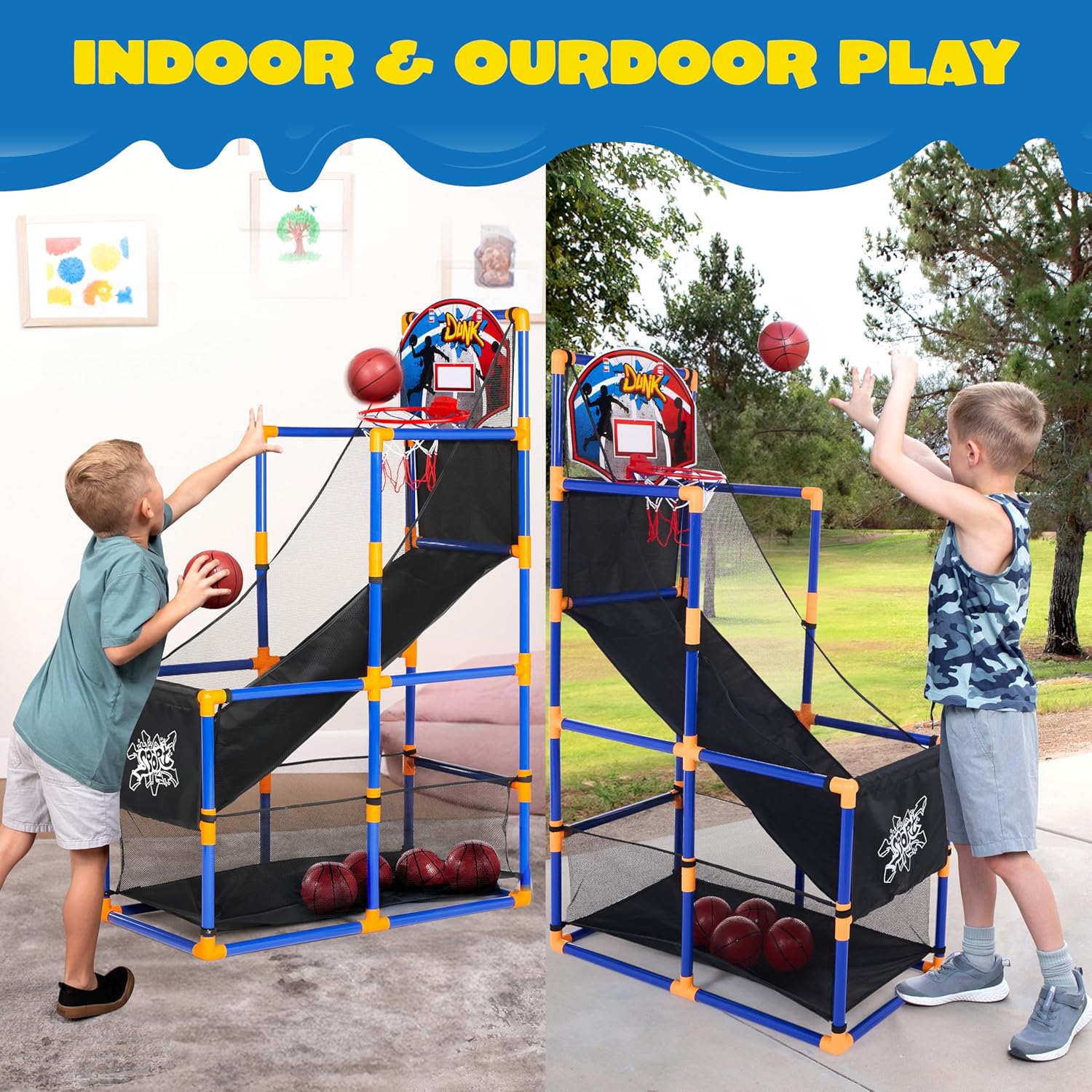 Arcade Basketball Game Set wit - đánh giá và giá Outdoor Games For Kids