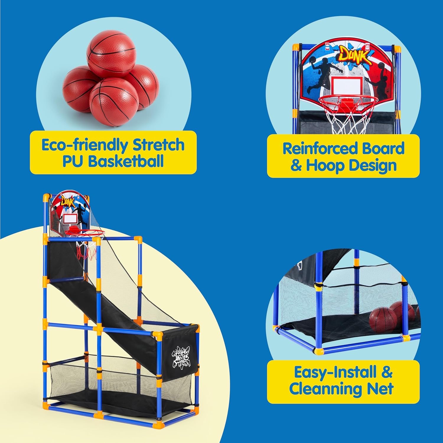 Arcade Basketball Game Set wit - đánh giá và giá Outdoor Games For Kids