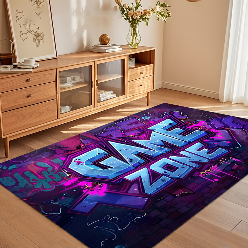Graffiti Game Zone Area Rug No - đánh giá và giá Kids Outdoor Zone