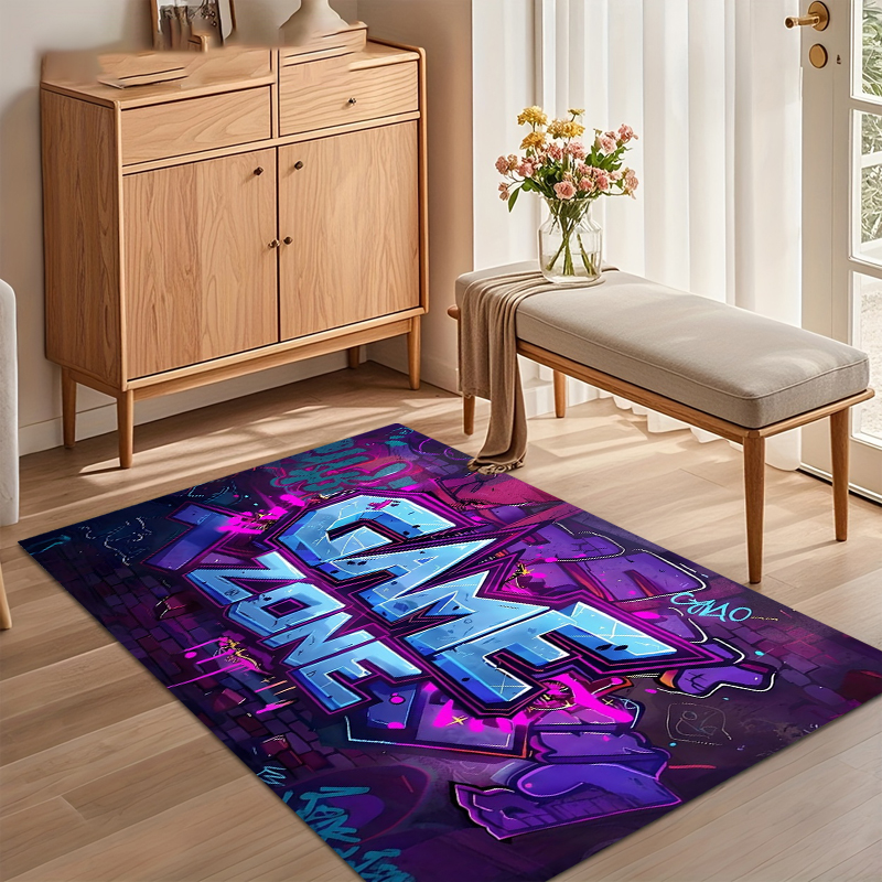 Graffiti Game Zone Area Rug No - đánh giá và giá Kids Outdoor Zone