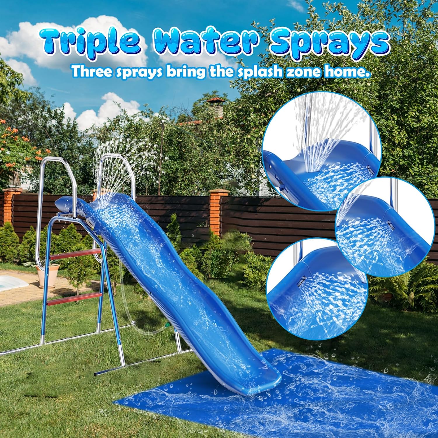 Water Slide for Kids Backyard, - đánh giá và giá Kids Outdoor Zone