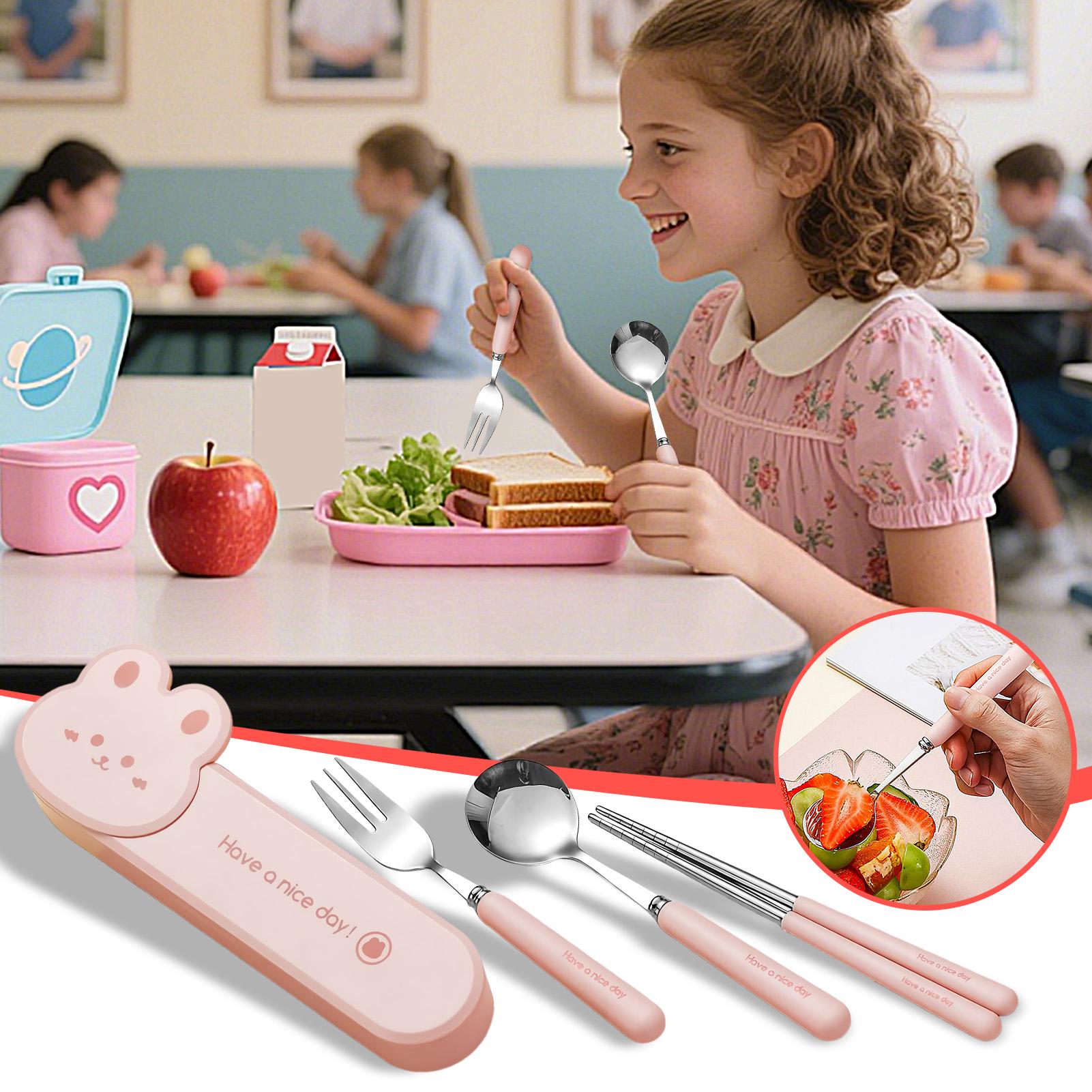 Travel Utensils Lunch Utensil  - đánh giá và giá Kids.Outdoor Utensils