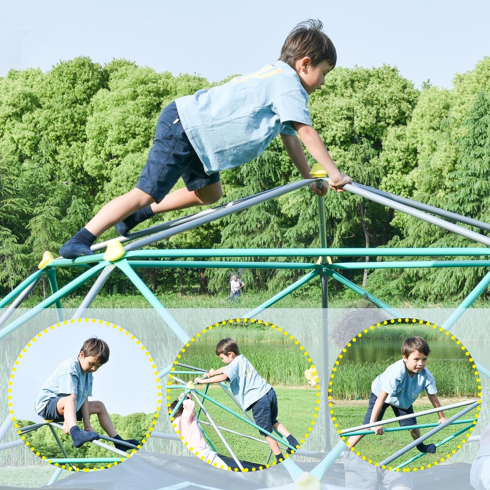 12FT Climbing Dome with Hammoc - đánh giá và giá Kids Outdoor Climbing Dome