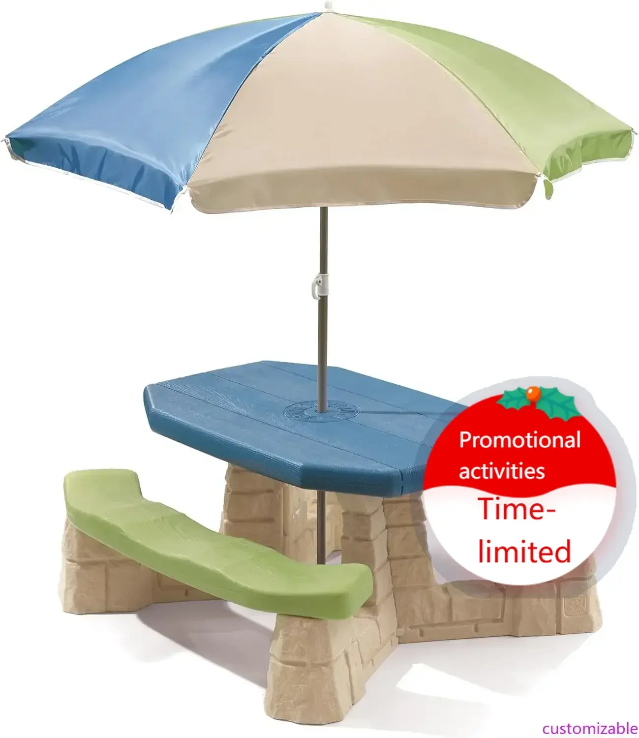 Hot salesNaturally Playful Kid - đánh giá và giá Kids Outdoor Table With Umbrella