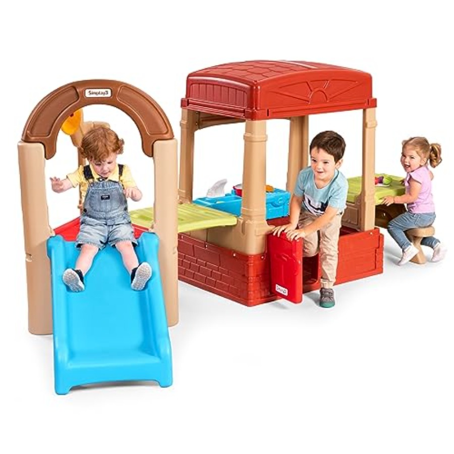 Backyard picnic playhouse for  - đánh giá và giá Kids Outdoor Picnic Table