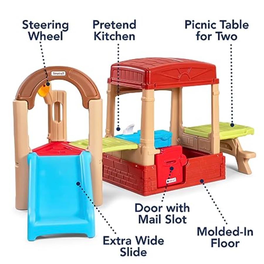 Backyard picnic playhouse for  - đánh giá và giá Kids Outdoor Picnic Table