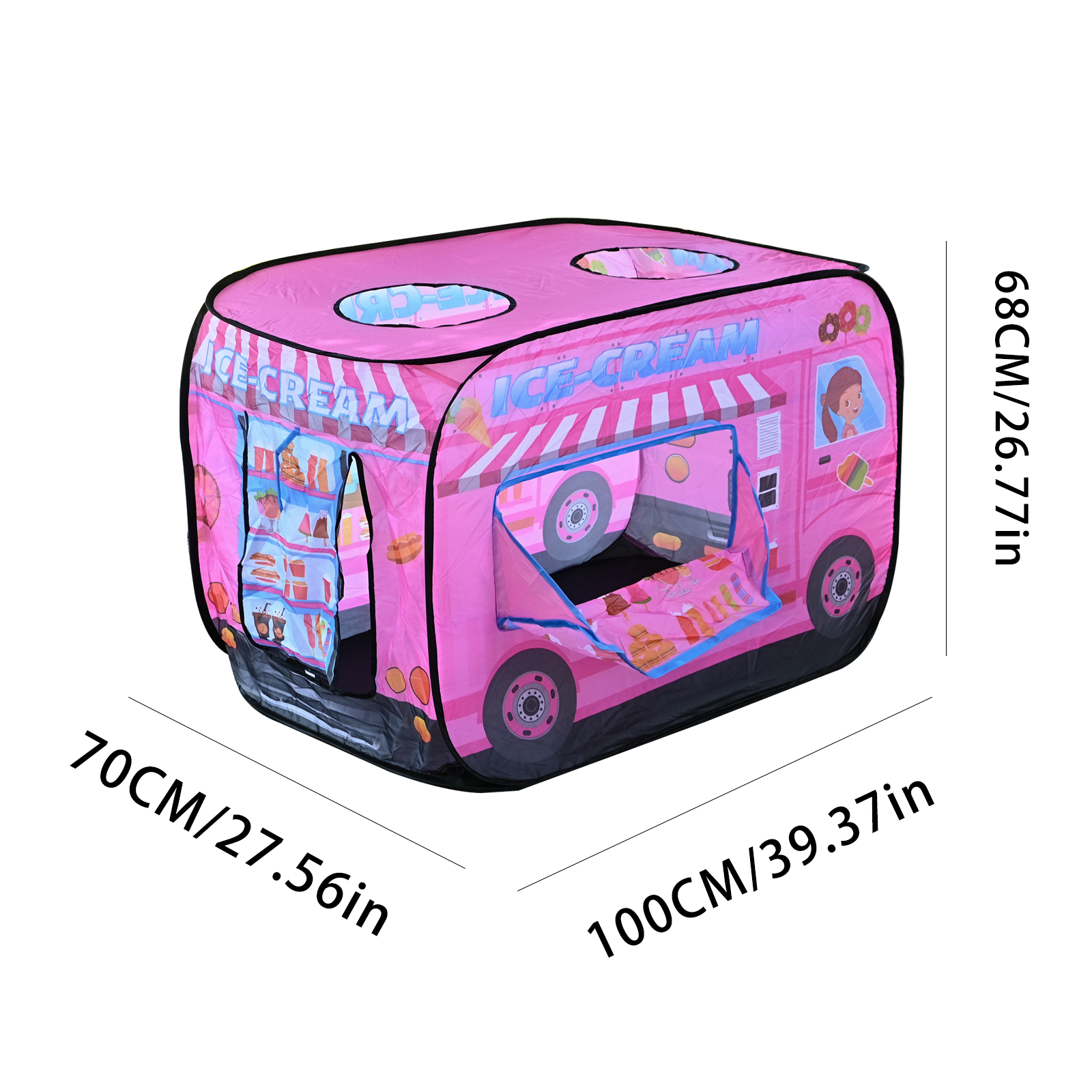 Pink Ice Cream Desserts, Car G - đánh giá và giá Kids Outdoor Cubby House