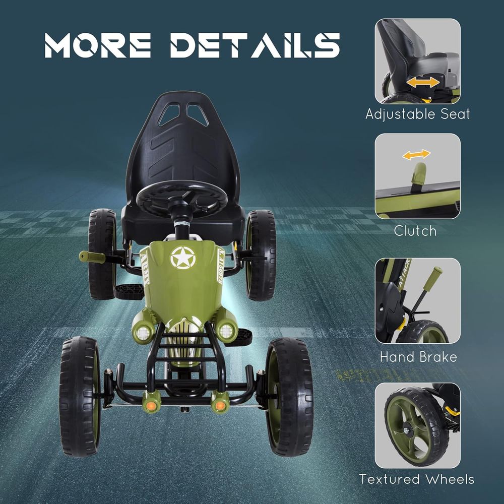 Adjustable Seat Pedal Go-Kart  - đánh giá và giá Go Kart Pedal Kids