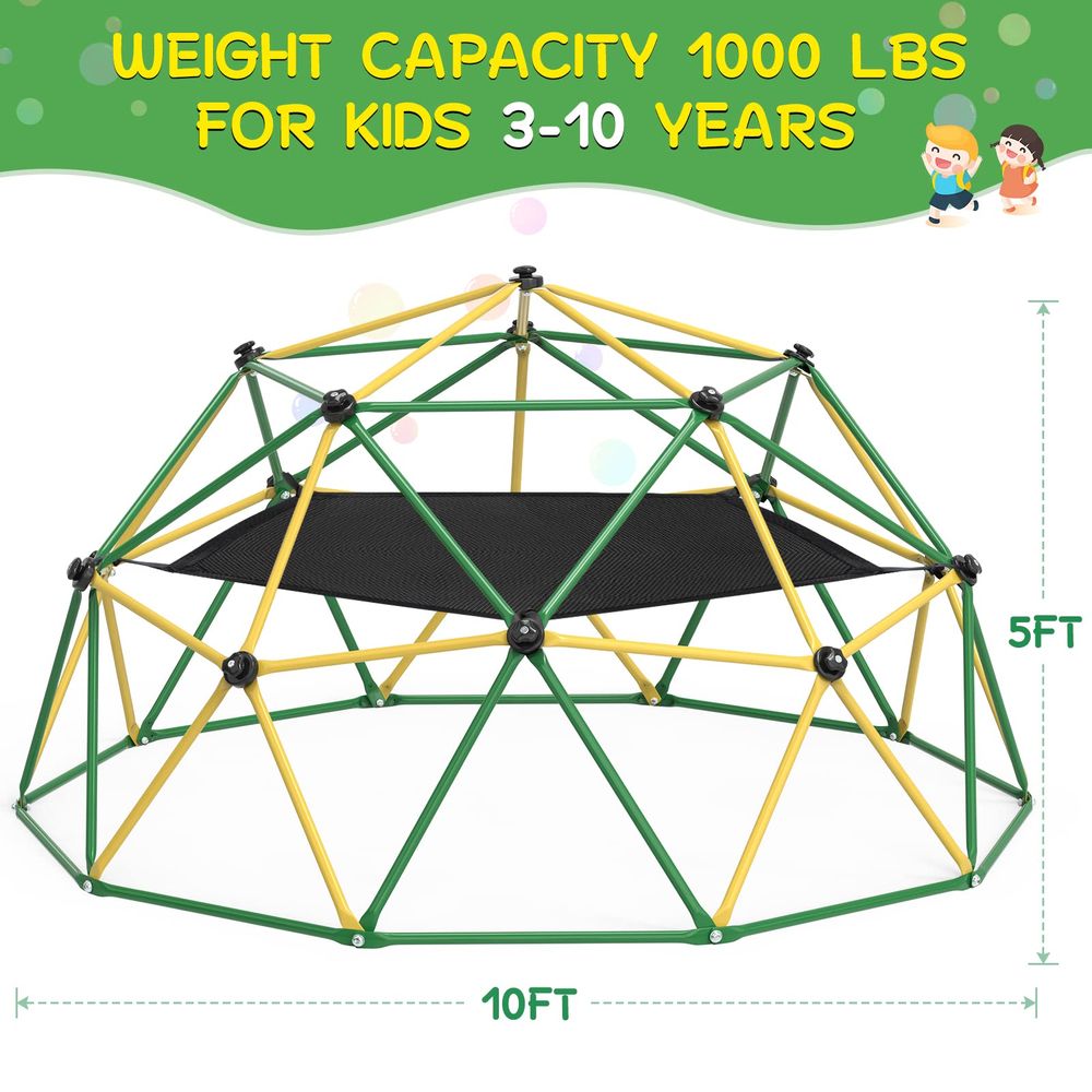 Climbing Dome, 10FT Dome Climb - đánh giá và giá Kids Outdoor Climbing Dome