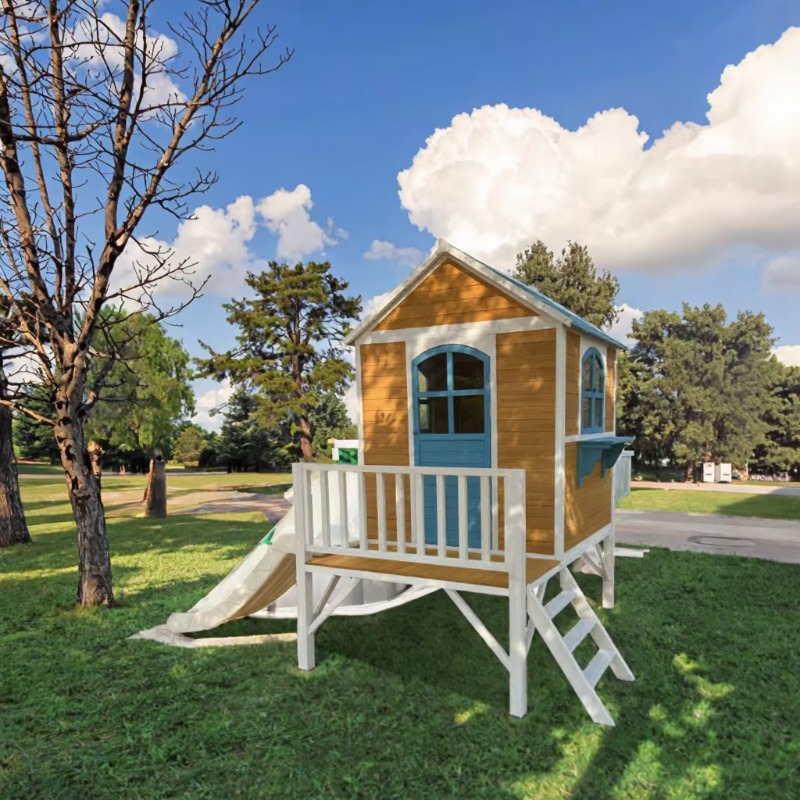 Modern Two-Floor Kids Wooden O - đánh giá và giá Kids Outdoor Flooring