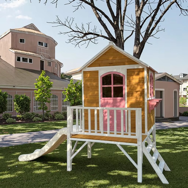Modern Two-Floor Kids Wooden O - đánh giá và giá Kids Outdoor Flooring