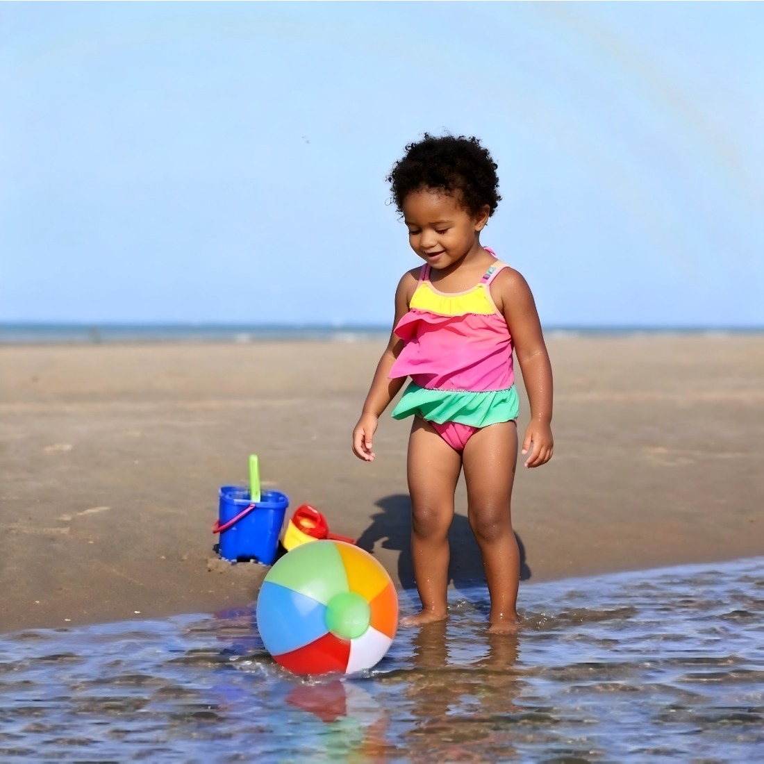 5 Pack Bulk Rainbow Inflatable - đánh giá và giá Outdoor Games For Kids