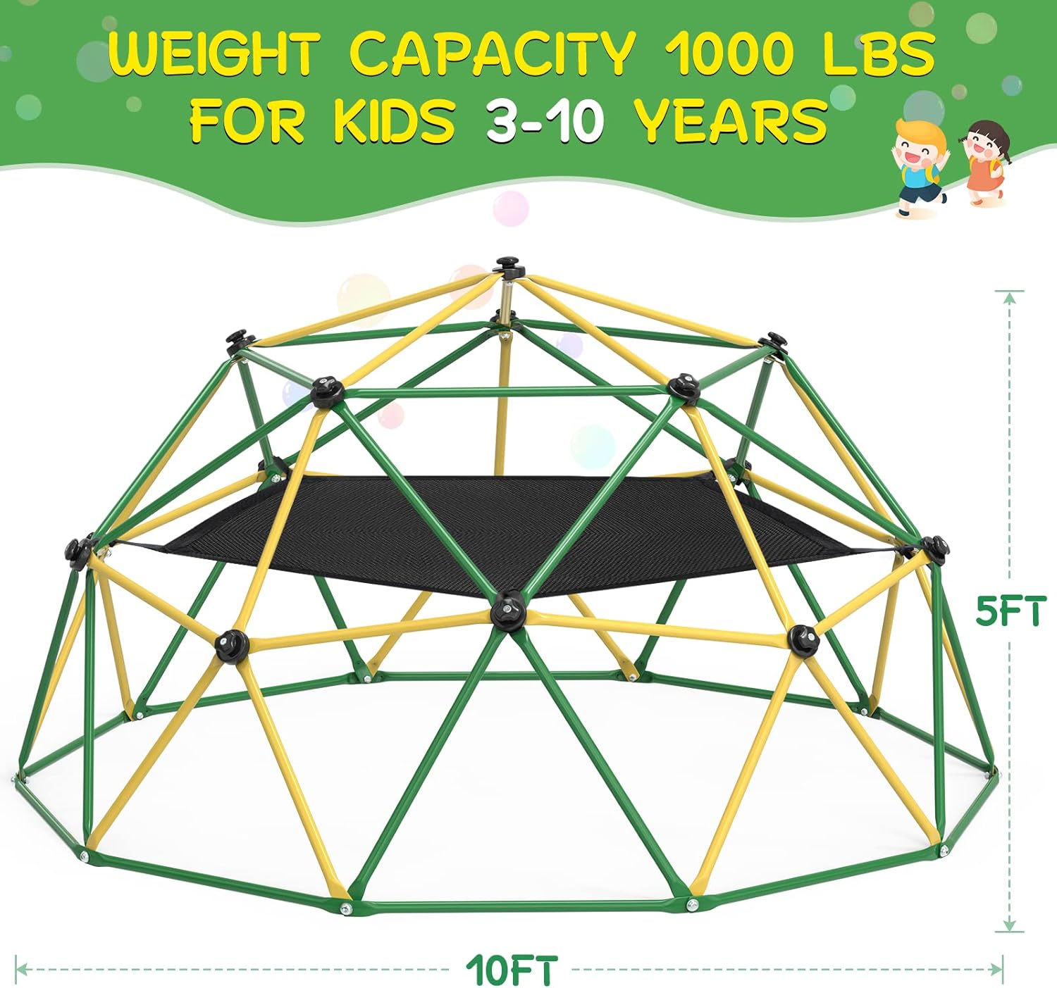 GIKPAL Climbing Dome, 10FT Dom - đánh giá và giá Kids Outdoor Climbing Dome
