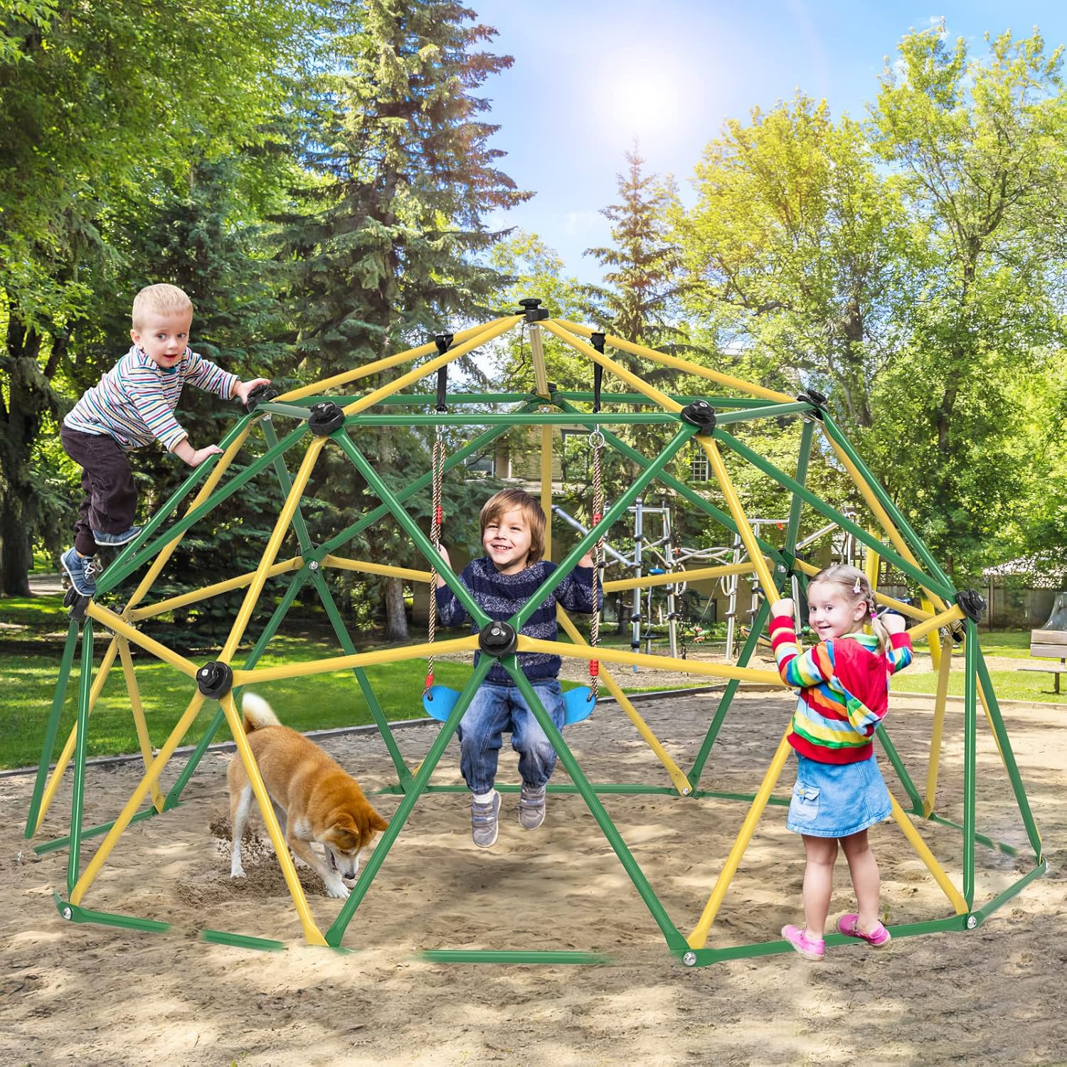 GIKPAL Climbing Dome, 10FT Dom - đánh giá và giá Kids Outdoor Climbing Dome