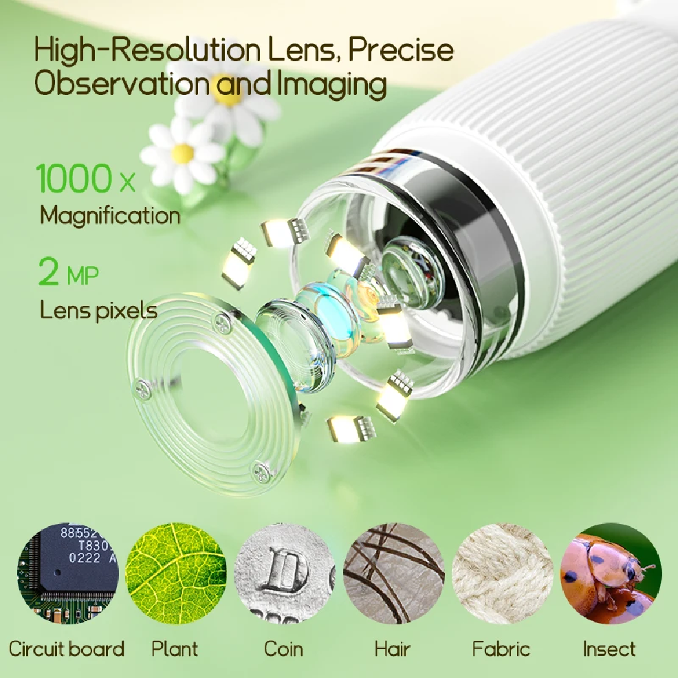 2.0 Inch Mini Pocket Microscop - đánh giá và giá Kids.Outdoor Utensils